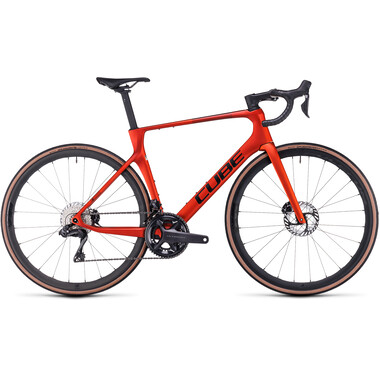 Bicicleta de carrera CUBE AGREE C:62 RACE DISC Shimano Ultegra Di2 R8150 34/50 Naranja/Negro 2023 0